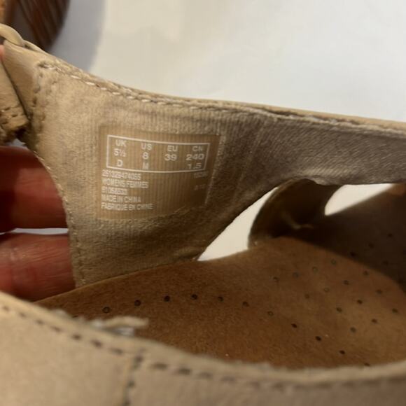 Clark’s Ultimate Comfort Collection Annabel Bari Wedge Platform Sandals Size 8 - Picture 7 of 9